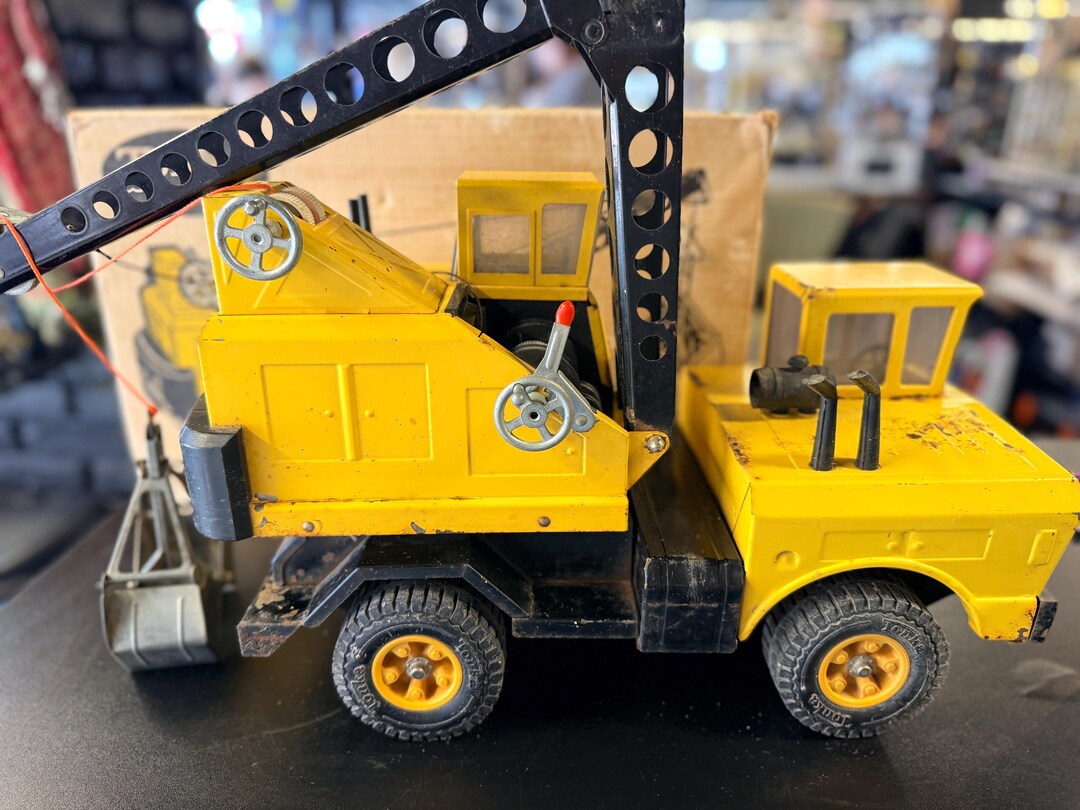 Vintage Mighty Tonka Crane in Original Box #3940 - Etsy