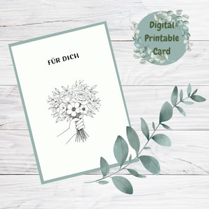 Per te – Biglietto digitale con mazzo di fiori da scaricare