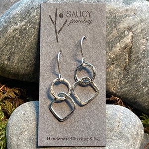 Circles And Squares Earrings