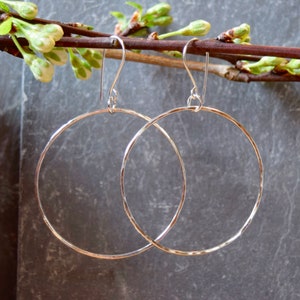 Big Hoop Earrings in Sterling Silver