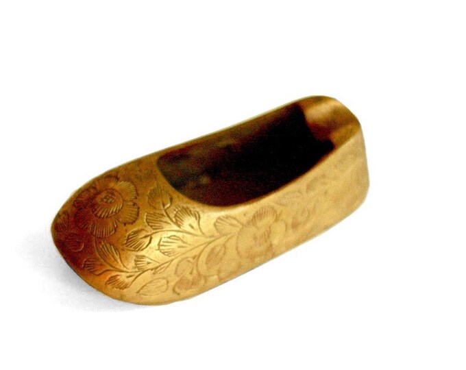 Ashtray Vintage Brass Shoe Ashtray Made in India - Etsy
