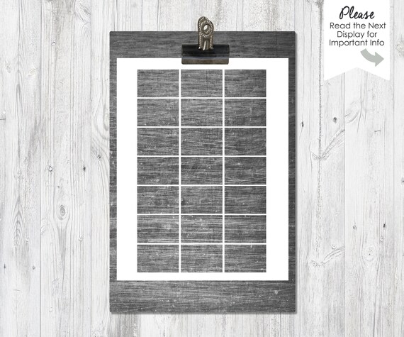 Items similar to Matchbox Cover | Blank Printable Template | Instant ...