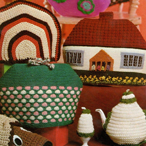 knitting pattern tea cozy egg teapot tea pot pdf download 1960 the vintage purl