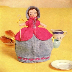 Stickmönster tekanna mysig tekanna mysig liten bo peep dam viktoriansk får 1960 PDF LADDA NER den vintage aviga