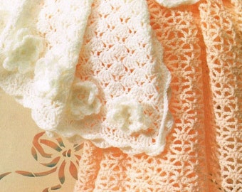 Baby Afghan Crochet Pattern, Easy Baby Blanket PDF, Crochet Baby Blanket, Beginner Pattern, Instant Download, Nursery Blanket