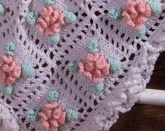 Flower Granny Square Crochet Pattern PDF, Daisy Granny Square, Floral Afghan Blanket Square Motif, Instant Download
