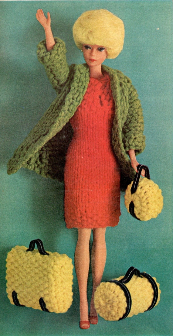 knitted barbie doll clothes patterns