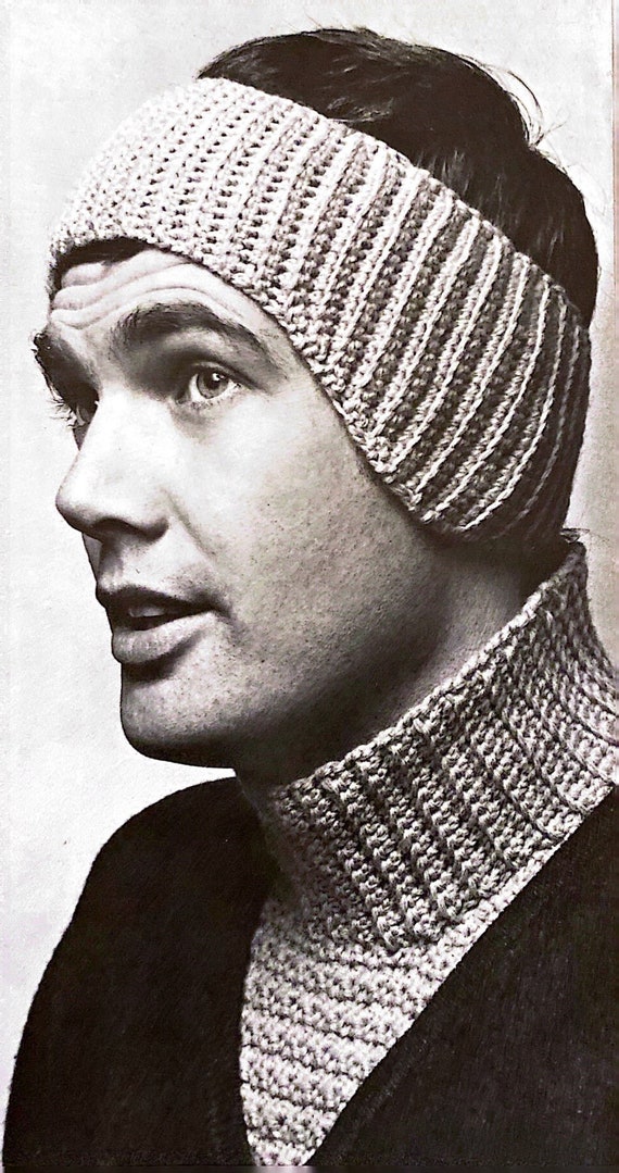 CROCHET PATTERN Headband Ear Warmer ⨯ Dickie Scarf Neck Warmer