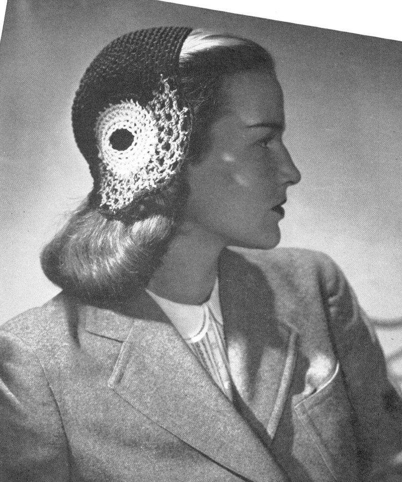 vintage ladies hats 1940s