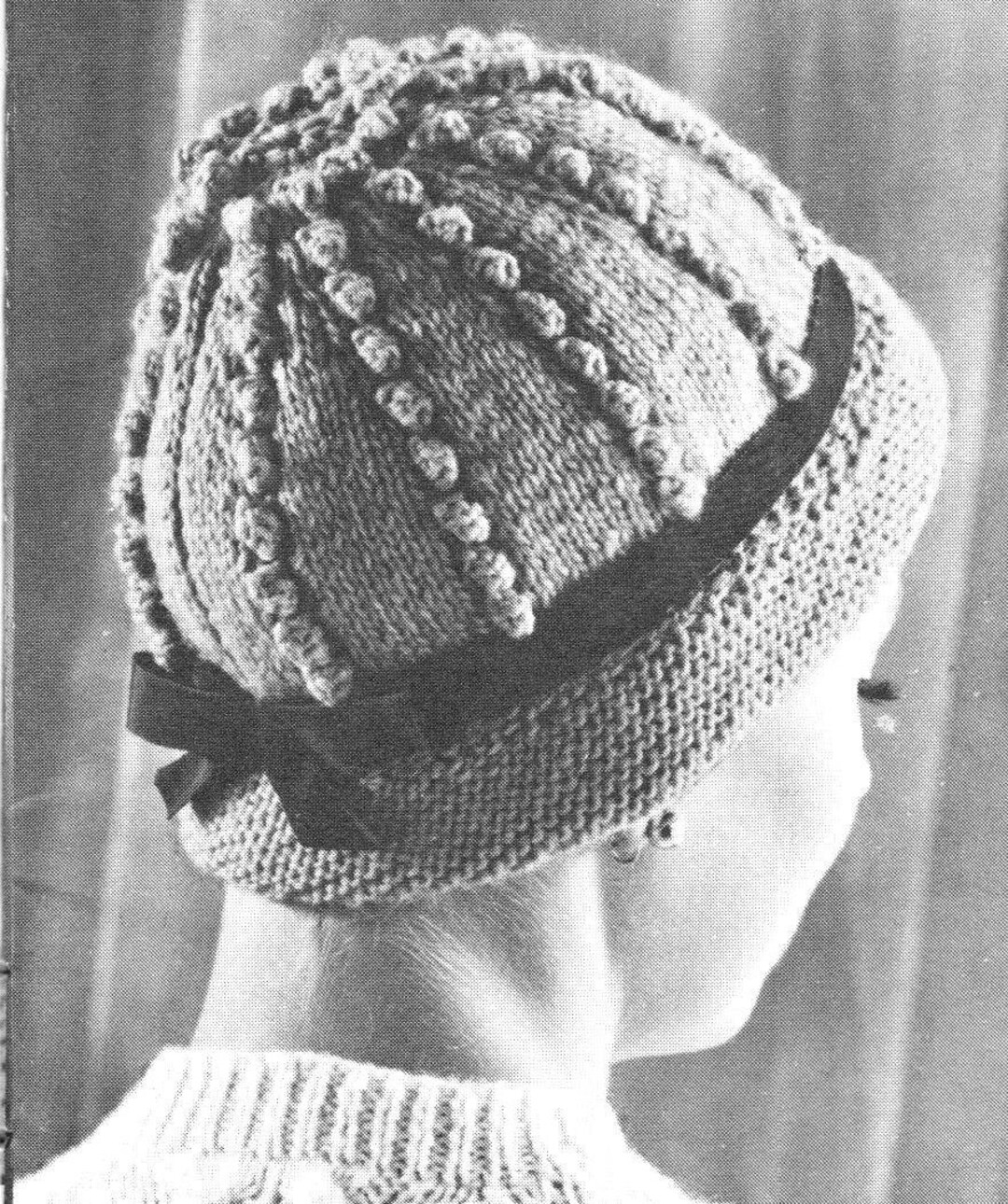 Knitting Pattern Hat Toque Women Ladies Girls Pdf Download 1960 the ...