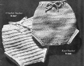 Baby Soaker Bloomer Crochet Pattern PDF Baby Diaper Cover Newborn Outfit Baby Crochet Beginner Baby Shower Gift Instant Download Pattern