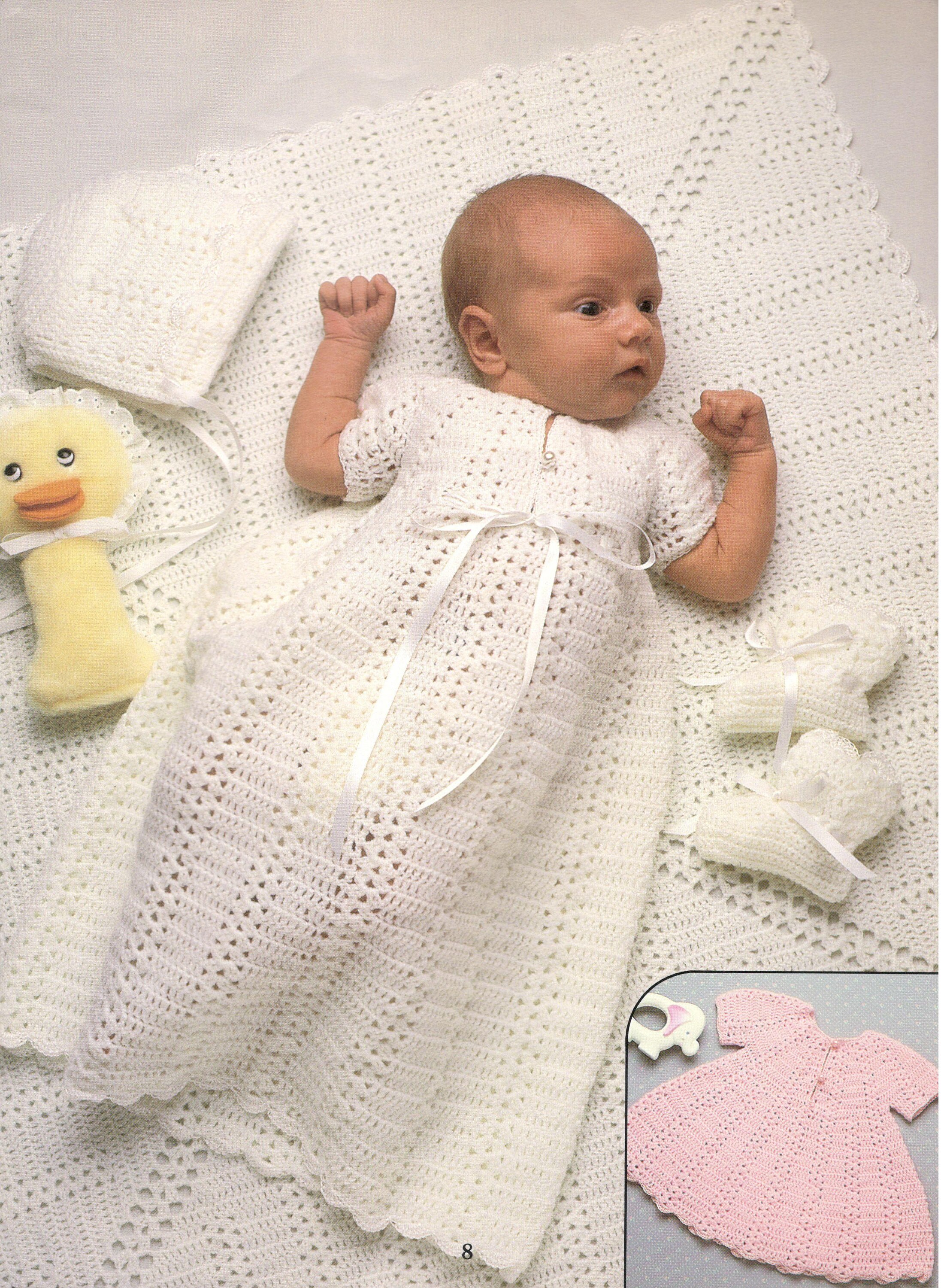 knitted baptism dress Crochet Christening Gown Pattern, Baby Pattern, Newborn Lace Gown, Angel Gown, Instant PDF Download free crochet christening gown vintage crochet baby dress pattern