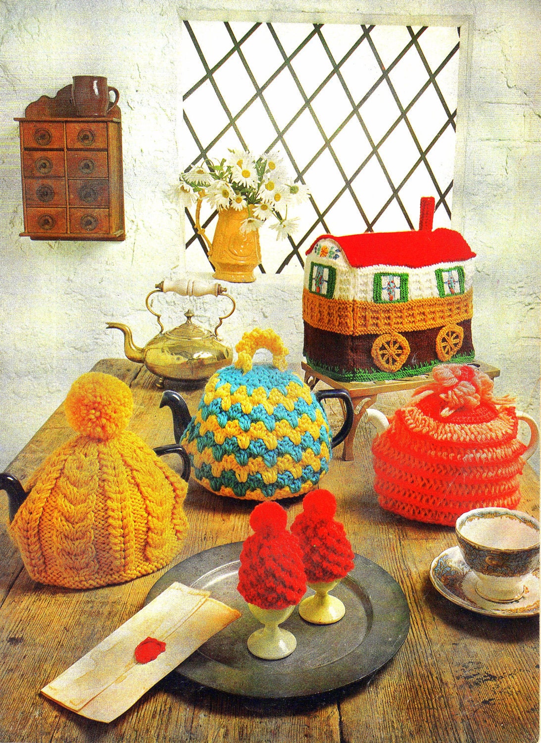 Knitting Pattern Tea Cozy Crochet Teapot Cosy Egg Cosies Tea - Etsy