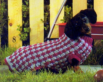 Dog Sweater Crochet Pattern PDF, Easy Beginner Dog Coat, 12 Sizes XS–XXL, Instant Download