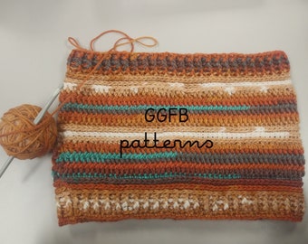 PDf pattern Twisted stitch cowl