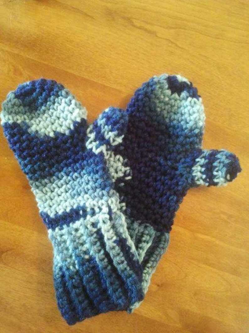 PDF Pattern Easy Children Mittens - Etsy