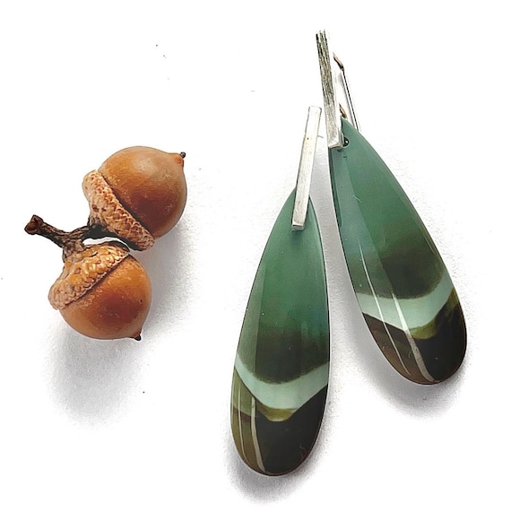 “Haven" Polychrome Jasper Earrings