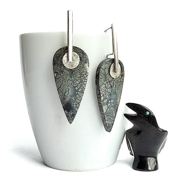 "Morag” Marcasite & Pyrite Earrings