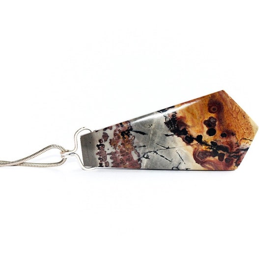 "Galilah" Flower Jasper Necklace