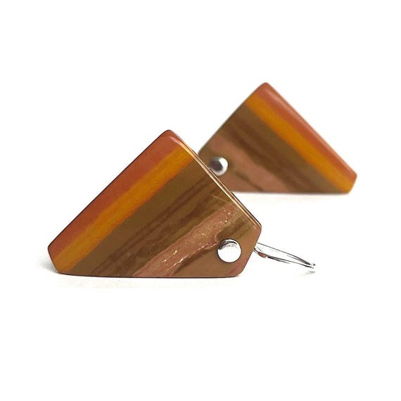 "Shara" Polychrome Jasper Earrings