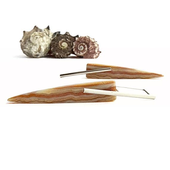 "Ola" Agate Earrings