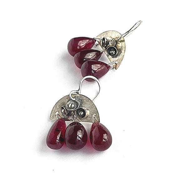 "Linley" Ruby Chandelier Earrings