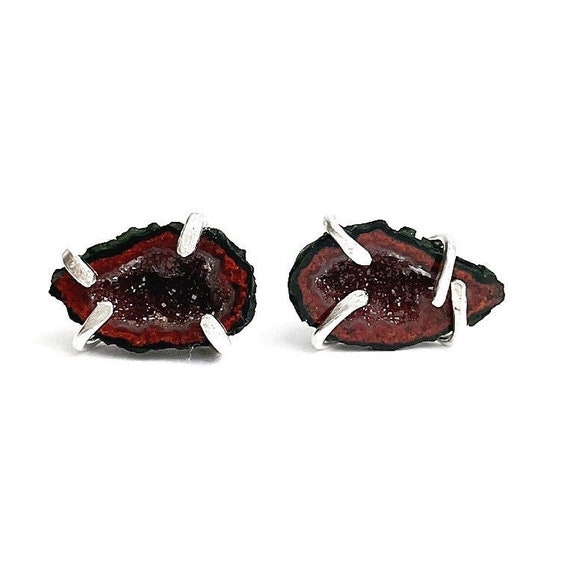 “Gabi” Geode Stud Earrings