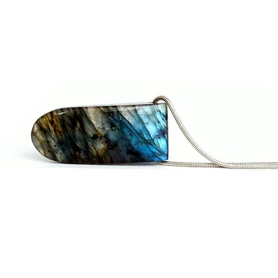 "Hazel" Labradorite Slide Necklace