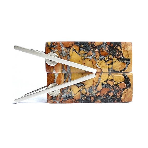 "Sharqiya" Jasper Earrings