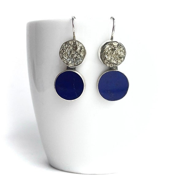 “Leontyne” Lapis Lazuli Earrings