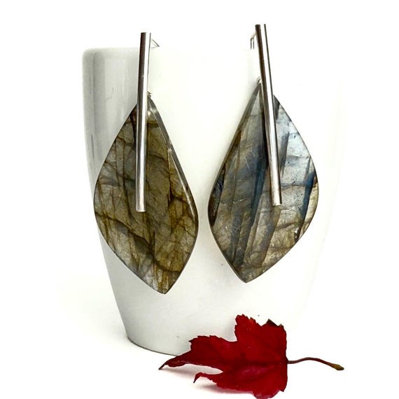 "Alina" Labradorite Earrings