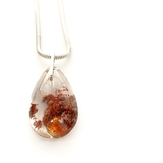 “Kenzie” Lodolite Quartz Necklace
