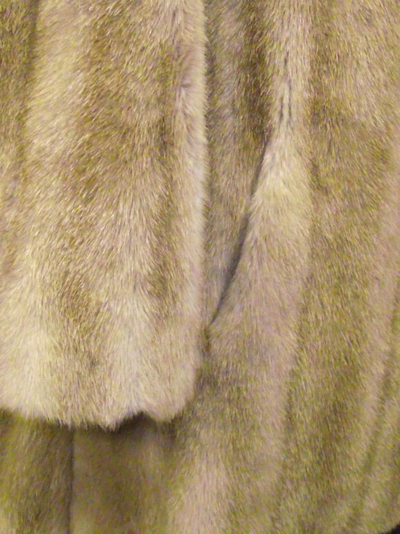 1930-40’s Urgo Tissavel Paris Faux Mink Fur Coat … - image 7