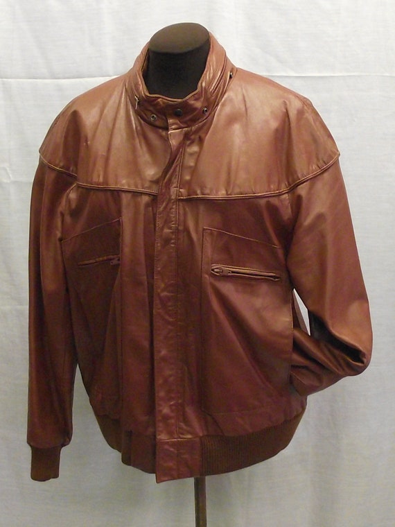 【良品】jackers old leather bomber jacket　牛革 良品】jackers old leather bomber jacket 牛革