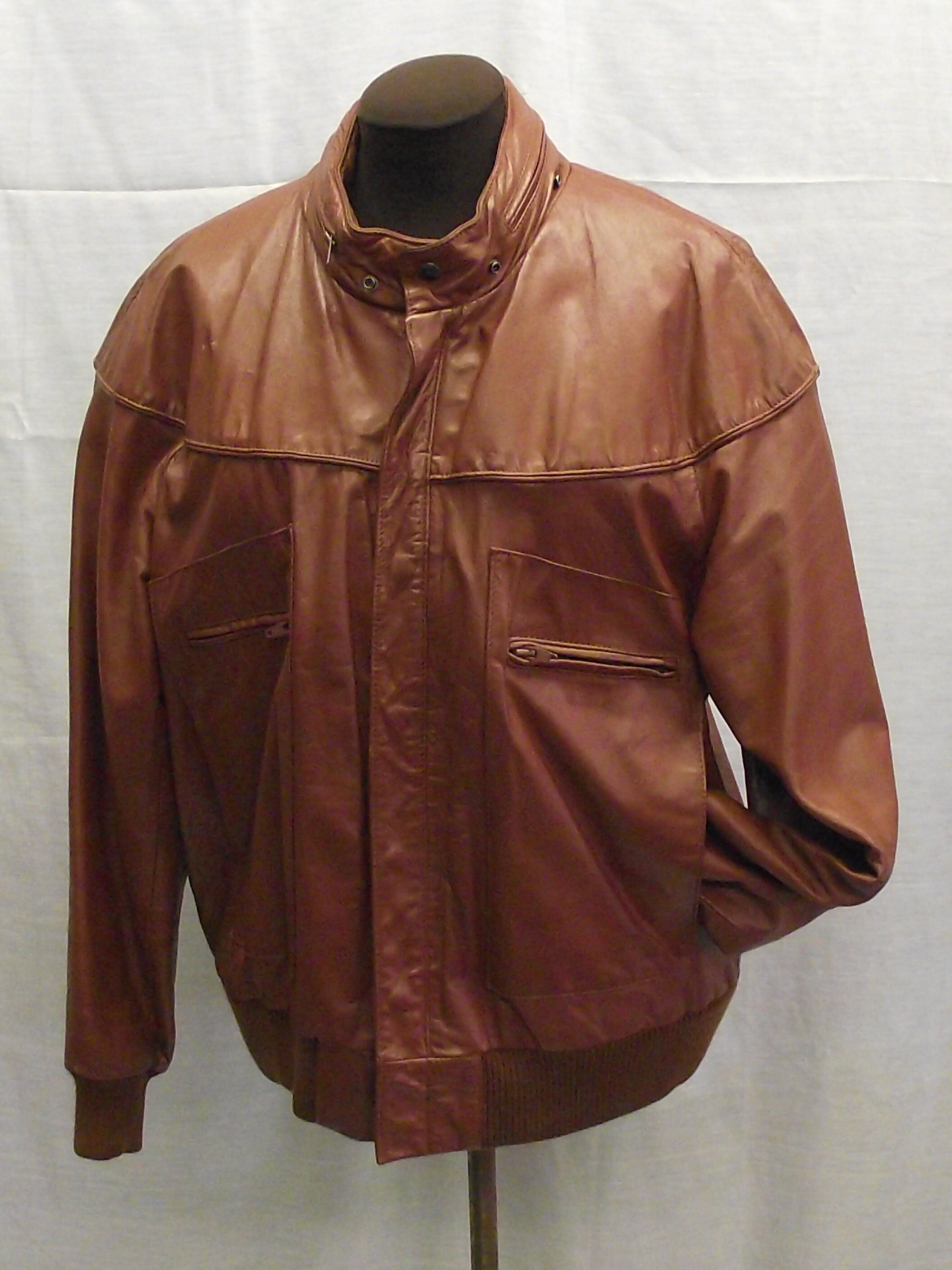 【良品】jackers old leather bomber jacket　牛革 Vtg 60's COOPER Leather Bomber Jacket sz 40R Brown IDEAL