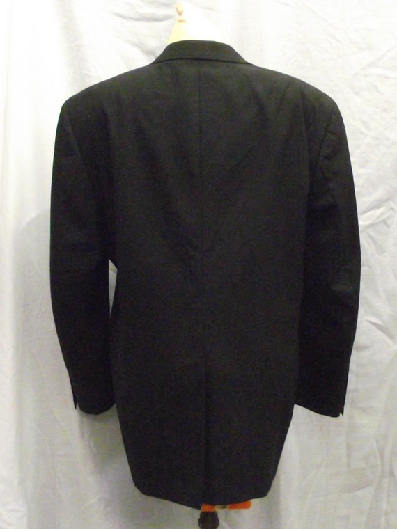 Etienne Aigner Black Woolmark Wool Sports Jacket … - image 5