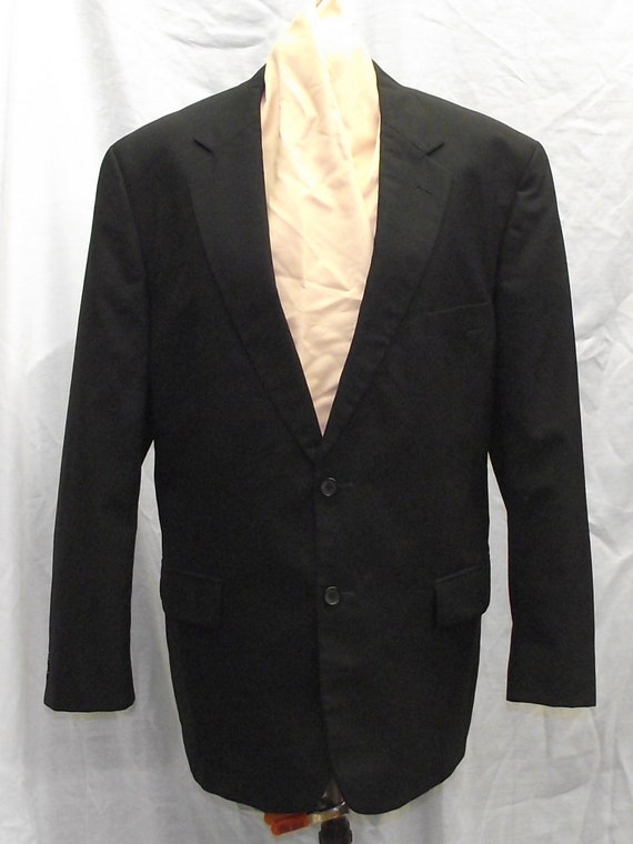 Etienne Aigner Black Woolmark Wool Sports Jacket … - image 1