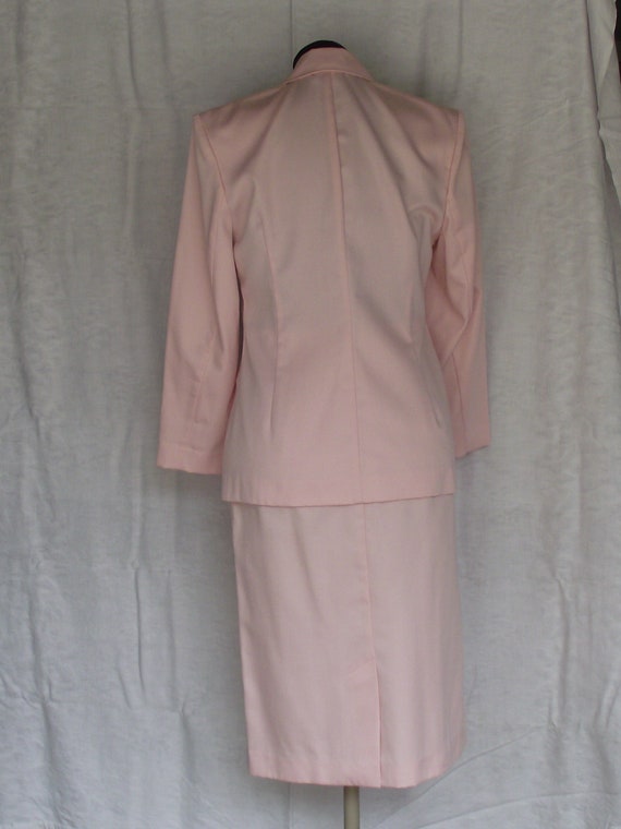 Dusty Rose Pink 2 Piece Skirt Suit by Koret Petit… - image 8