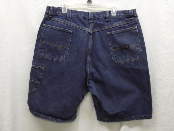 Vintage Denim Wrangler Blue Jean Shorts Sz 40(m) … - image 10