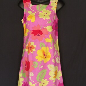 linen dress with buttons Button Black Linen Dress Large