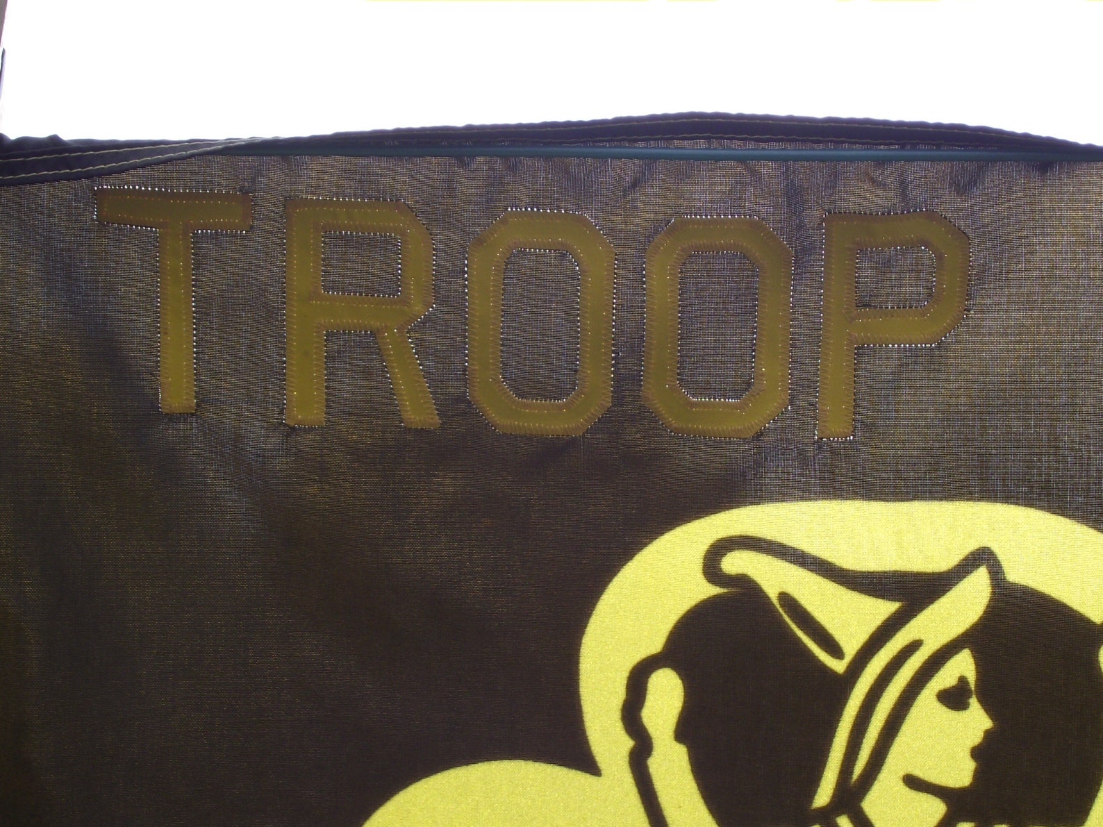 Vintage Girl Scout Brownie Flag Lake City Michigan Troop 327 Etsy