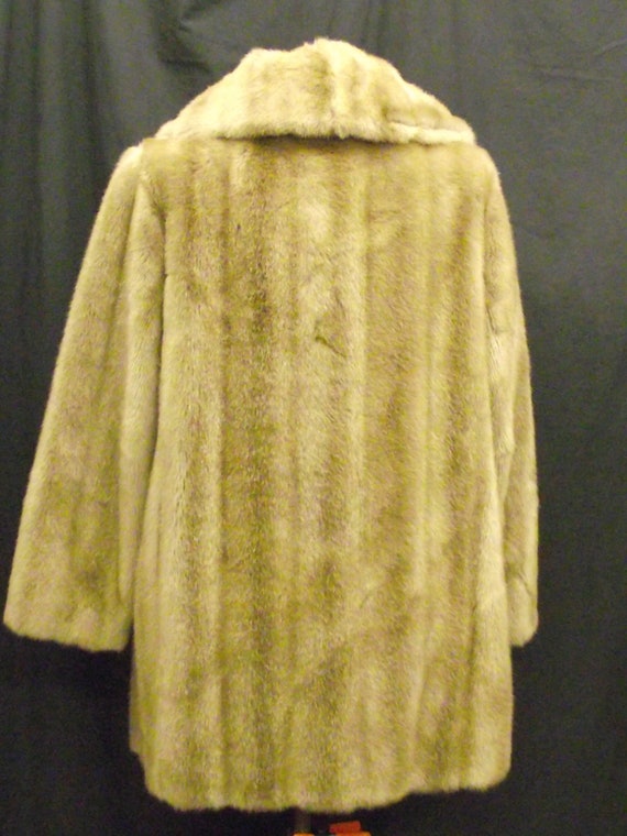 1930-40’s Urgo Tissavel Paris Faux Mink Fur Coat … - image 5