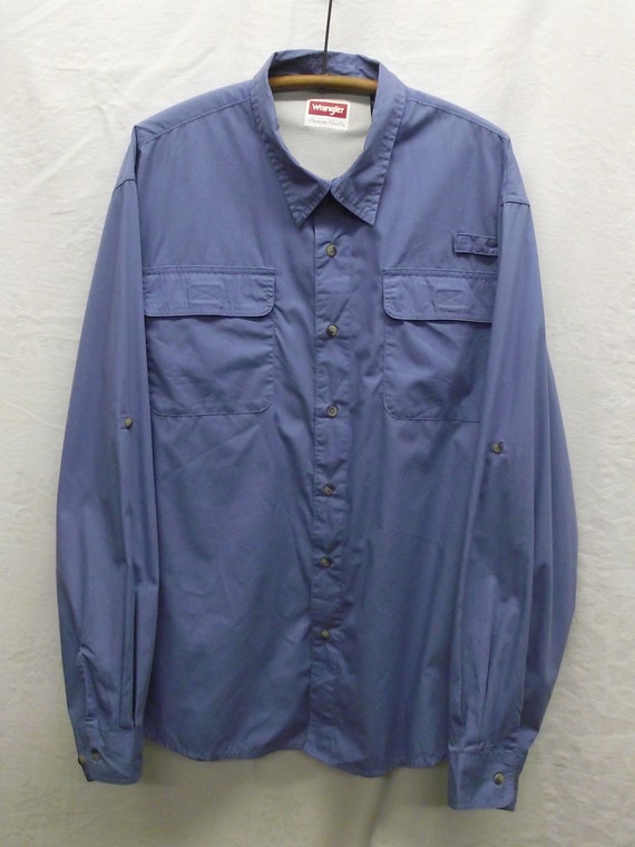 Wrangler Fishing Shirt Sz 3 XLg Unisex Sportsmen … - image 1