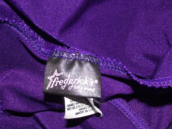 Fredrick’s of Hollywood Dark Lilac Purple Tank Sh… - image 10