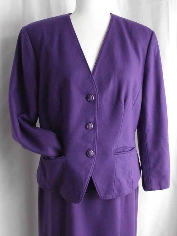 Pendleton Two Piece Professional Skirt Suit Sz 10… - image 4