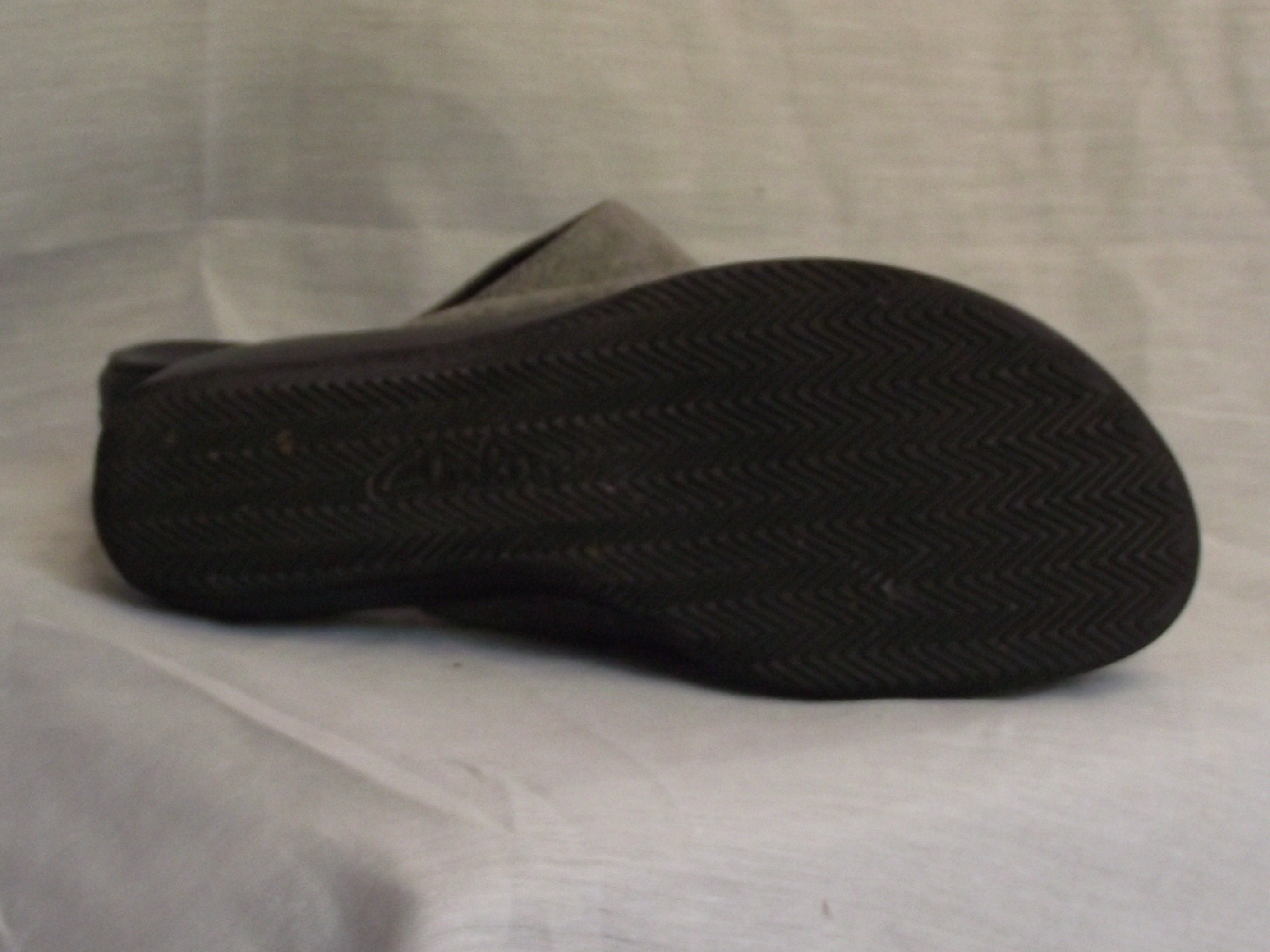 Clark Slip on Clogs Mules Sz 7M Gray Fabric Toe Black Rubber - Etsy UK