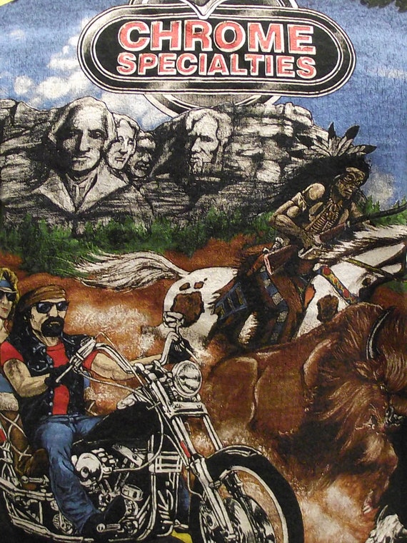 1993 Vintage Black Chrome Specialties Sturgis South D… Gem