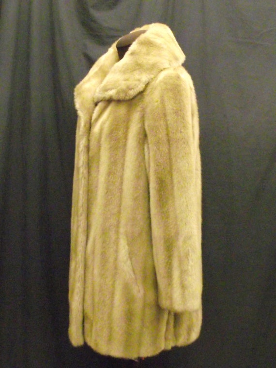 1930-40’s Urgo Tissavel Paris Faux Mink Fur Coat … - image 4