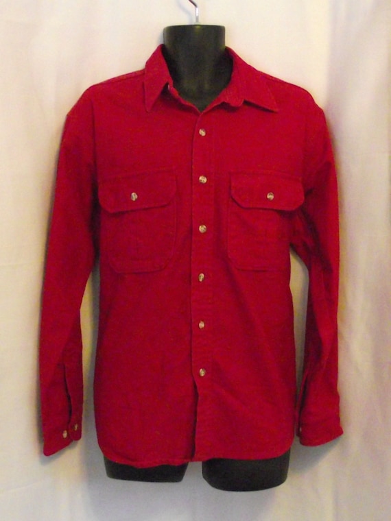 Five Brothers Candy Apple Red Soft Cotton Oxford S