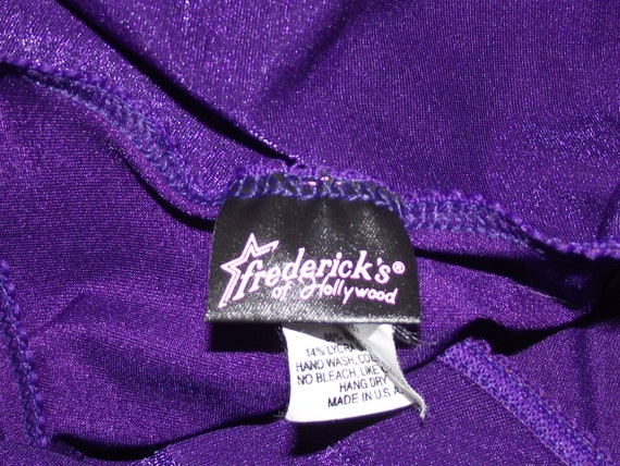 Fredrick’s of Hollywood Dark Lilac Purple Tank Sh… - image 9